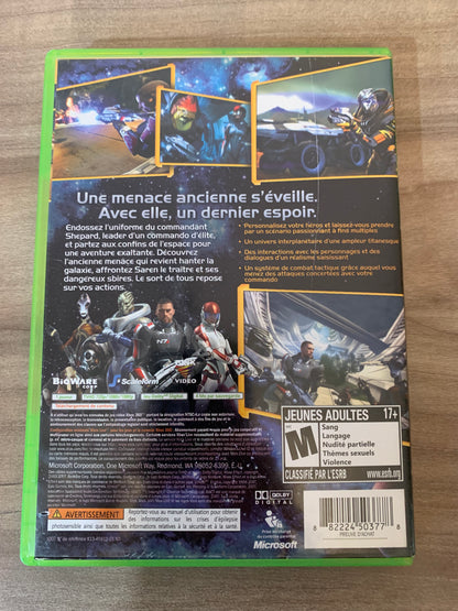 Microsoft XBOX 360 | MASS EFFECT | PLATiNUM HiTS FRENCH VERSiON