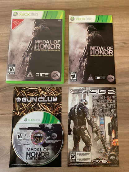 PiXEL-RETRO.COM : MICROSOFT XBOX 360 COMPLETE CIB BOX MANUAL GAME NTSC MEDAL OF HONOR LIMITED EDITION