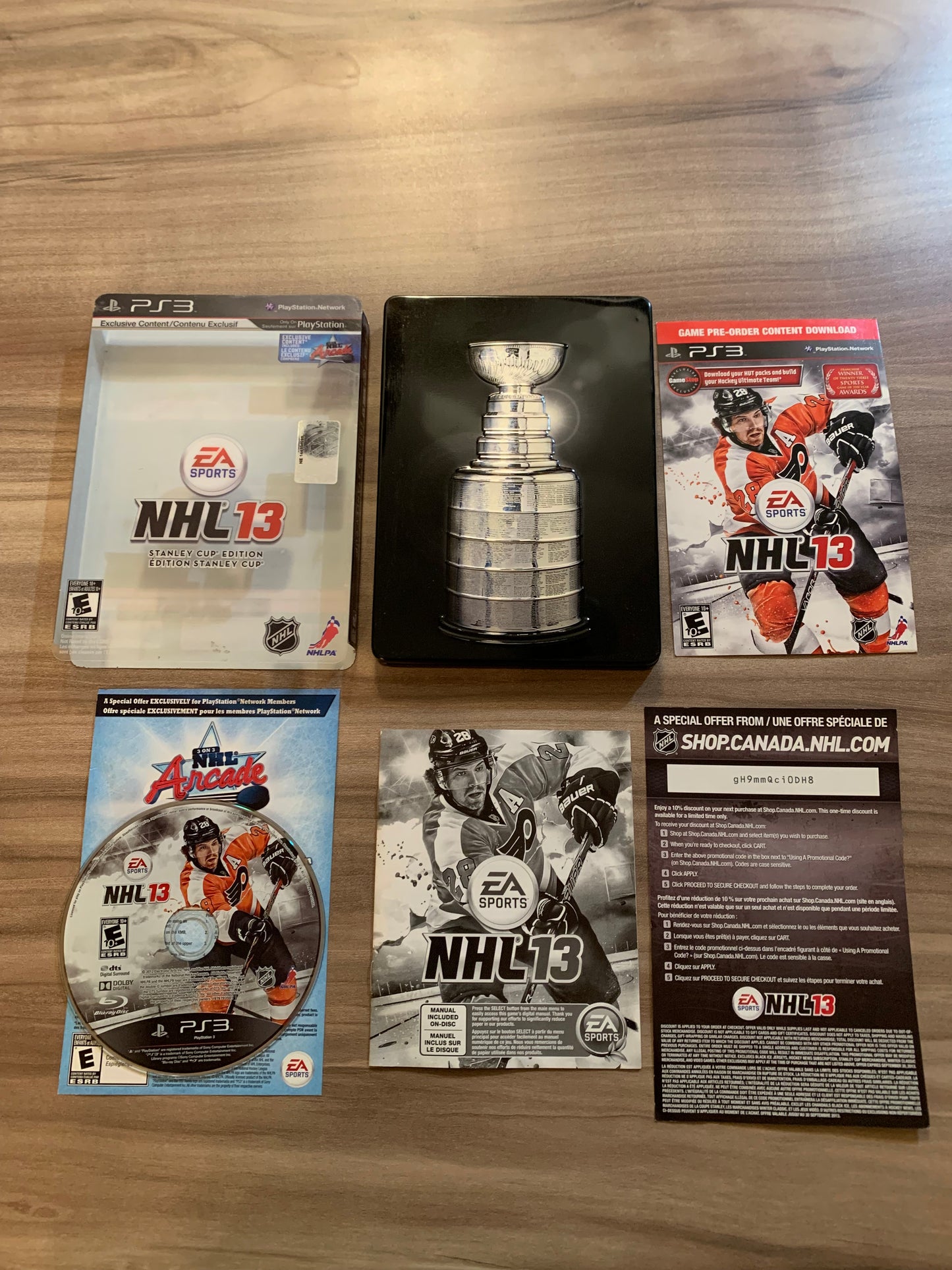 PiXEL-RETRO.COM : SONY PLAYSTATION 3 (PS3) COMPLET CIB BOX MANUAL GAME NTSC NHL 13 STANLEY CUP EDITION