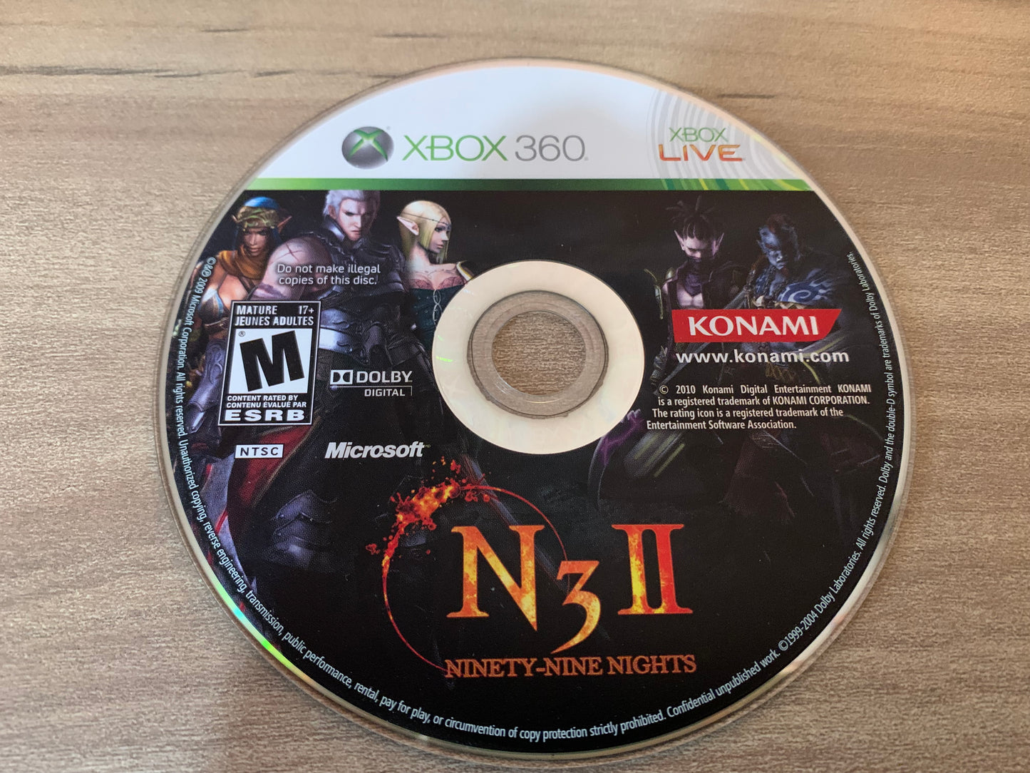 MiCROSOFT XBOX 360 | N3 II NiNETY-NiNE NiGHTS