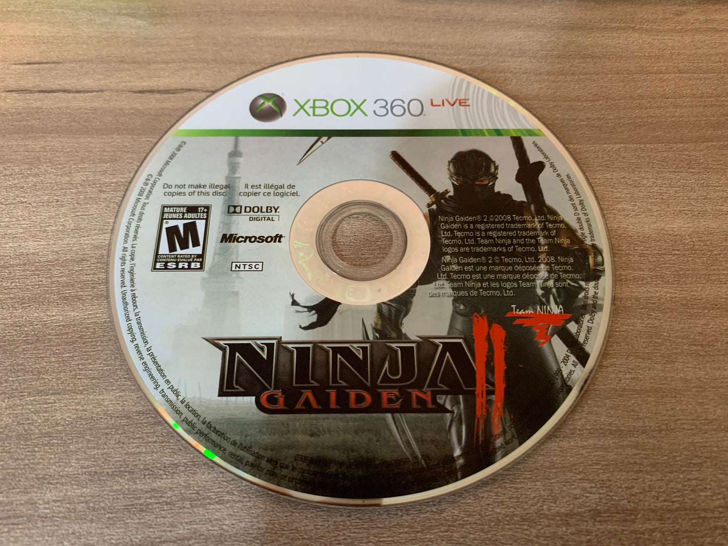 MiCROSOFT XBOX 360 | NiNJA GAiDEN II