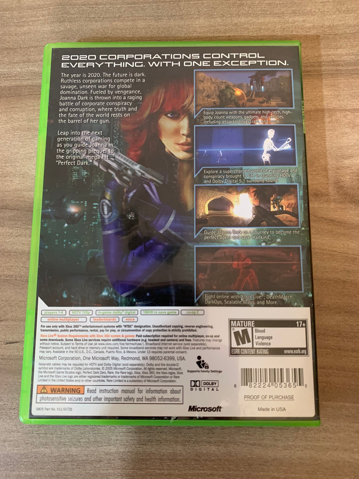 MiCROSOFT XBOX 360 | PERFECT DARK ZERO