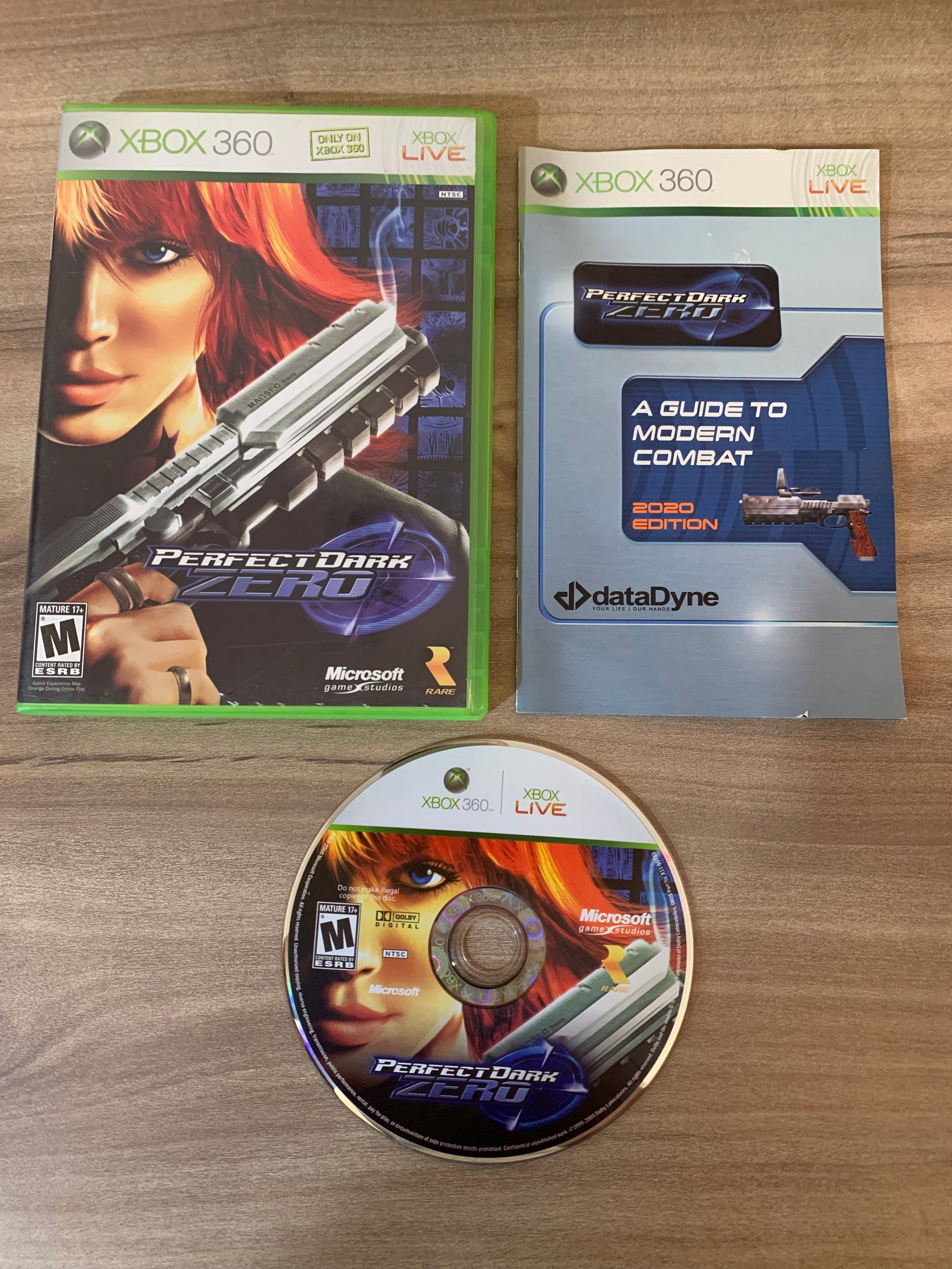 PiXEL-RETRO.COM : MICROSOFT XBOX 360 COMPLETE CIB BOX MANUAL GAME NTSC PERFECT DARK ZERO