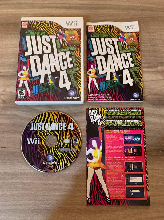 PiXEL-RETRO.COM : NINTENDO WII COMPLET CIB BOX MANUAL GAME NTSC JUST DANCE 4