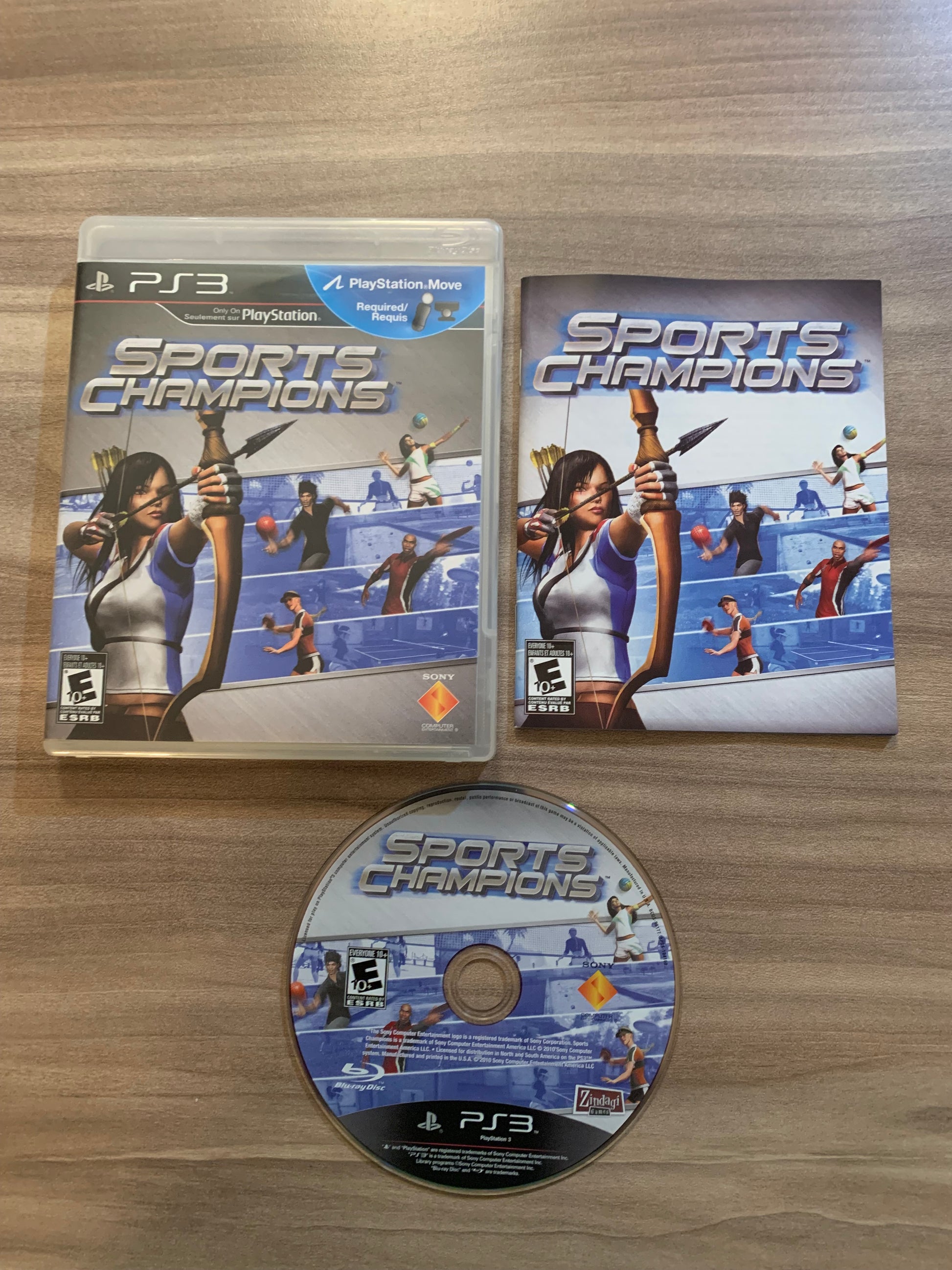 PiXEL-RETRO.COM : SONY PLAYSTATION 3 (PS3) COMPLET CIB BOX MANUAL GAME NTSC SPORTS CHAMPIONS