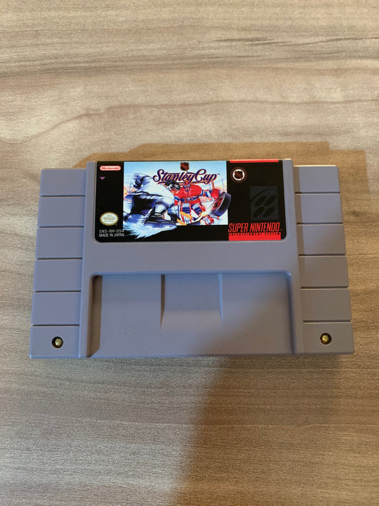 PiXEL-RETRO.COM : SUPER NINTENDO NES (SNES) GAME NTSC NHL STANLEY CUP