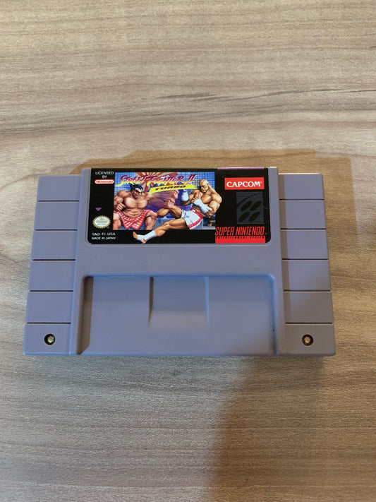 PiXEL-RETRO.COM : SUPER NINTENDO NES (SNES) GAME NTSC STREET FIGHTER II TURBO