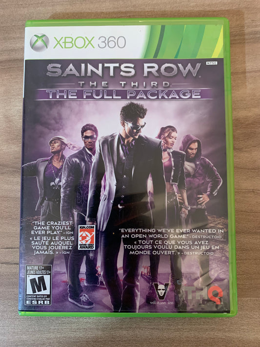 MiCROSOFT XBOX 360 | SAiNTS ROW THE THiRD THE FULL PACKAGE