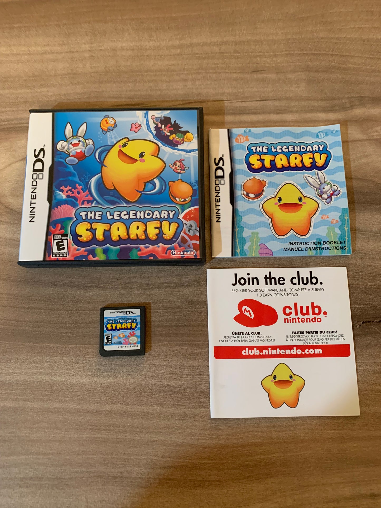 PiXEL-RETRO.COM : NINTENDO DS (DS) COMPLETE CIB BOX MANUAL GAME NTSC THE LEGENDARY STARFY