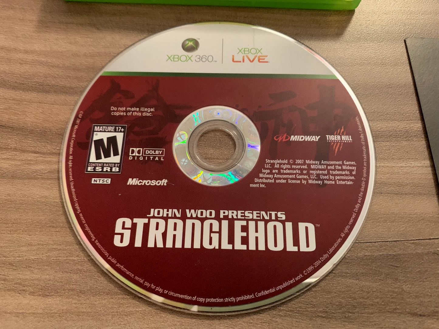 MiCROSOFT XBOX 360 | STRANGLEHOLD