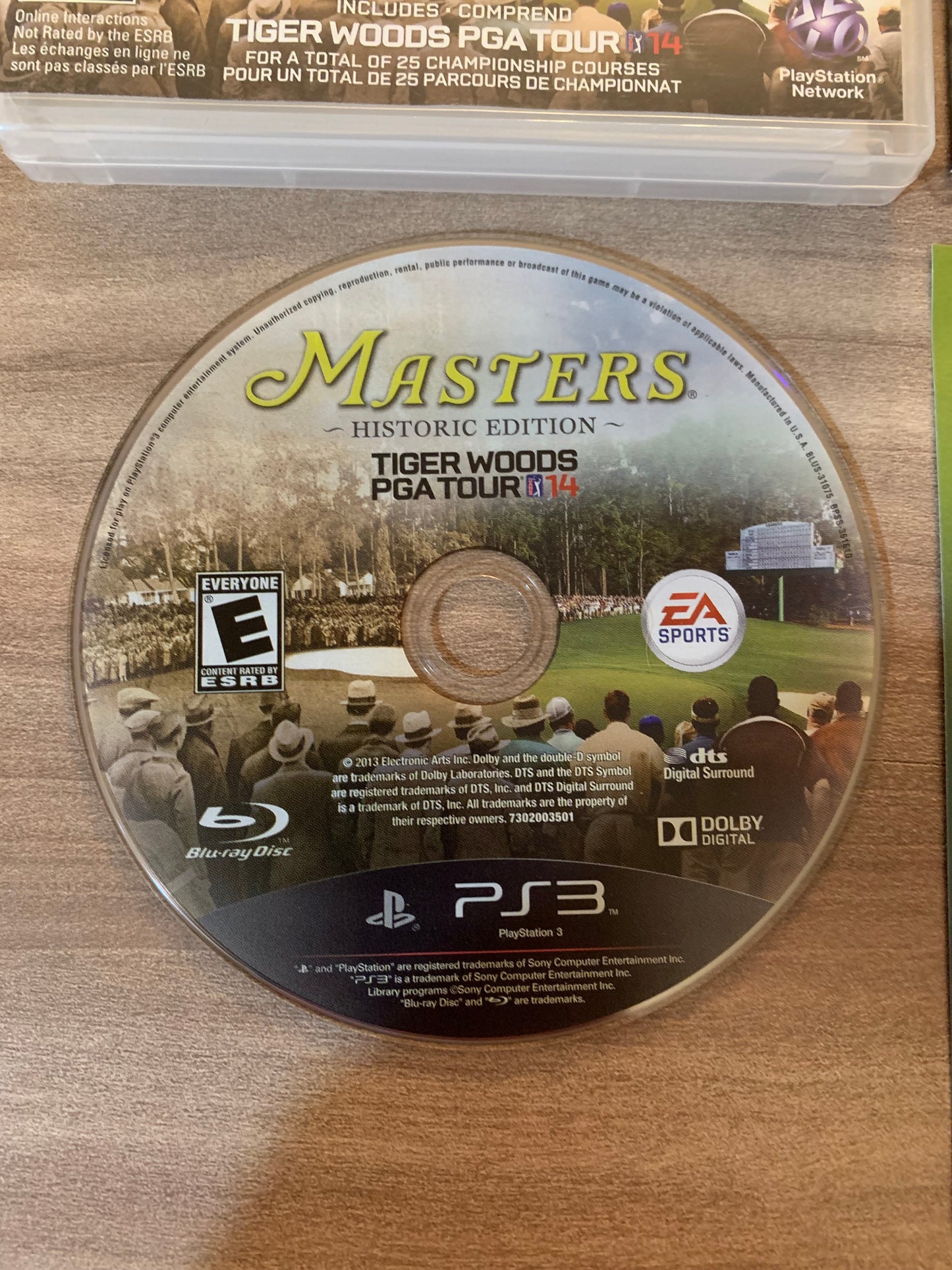 SONY PLAYSTATiON 3 [PS3] | TiGER WOODS PGA TOUR 14 MASTERS | HiSTORiC EDiTiON