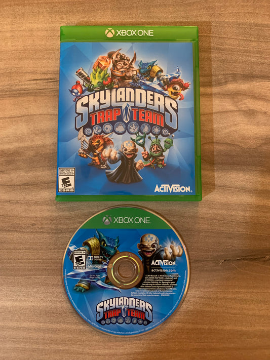 PiXEL-RETRO.COM : MICROSOFT XBOX ONE COMPLETE CIB BOX MANUAL GAME NTSC SKYLANDERS TRAP TEAM