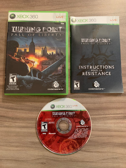 PiXEL-RETRO.COM : MICROSOFT XBOX 360 COMPLETE CIB BOX MANUAL GAME NTSC TURNING POINT FALL OF LIBERTY