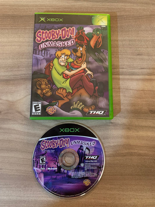 PiXEL-RETRO.COM : MICROSOFT XBOX COMPLETE CIB BOX MANUAL GAME NTSC SCOOBY-DOO! UNMASKED