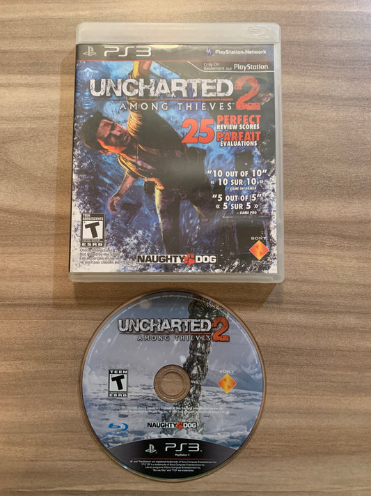 PiXEL-RETRO.COM : SONY PLAYSTATION 3 (PS3) COMPLET CIB BOX MANUAL GAME NTSC UNCHARTED 2 AMONG THIEVES