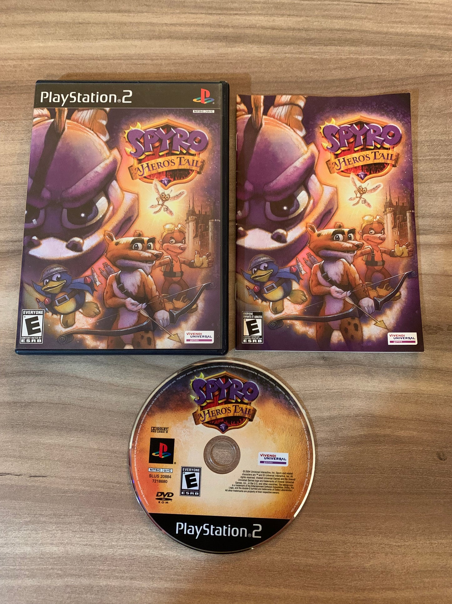 PiXEL-RETRO.COM : SONY PLAYSTATION 2 (PS2) COMPLET CIB BOX MANUAL GAME NTSC SPYRO A HERO'S TAIL