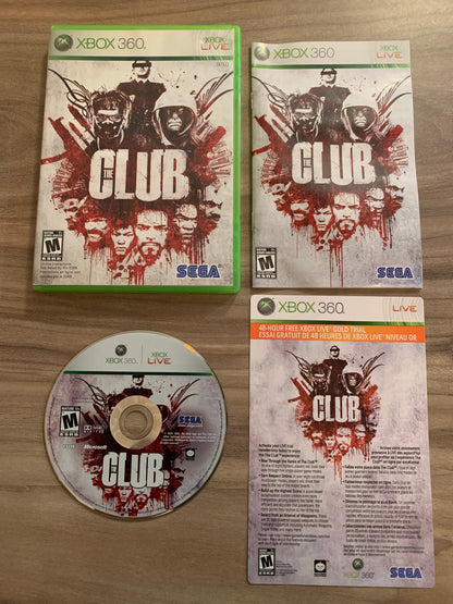 PiXEL-RETRO.COM : MICROSOFT XBOX 360 COMPLETE CIB BOX MANUAL GAME NTSC THE CLUB