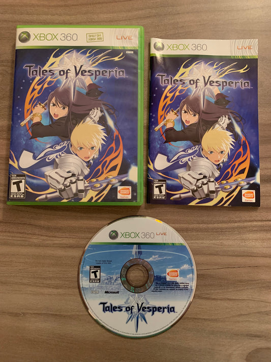 PiXEL-RETRO.COM : MICROSOFT XBOX 360 COMPLETE CIB BOX MANUAL GAME NTSC TALES OF VESPERIA