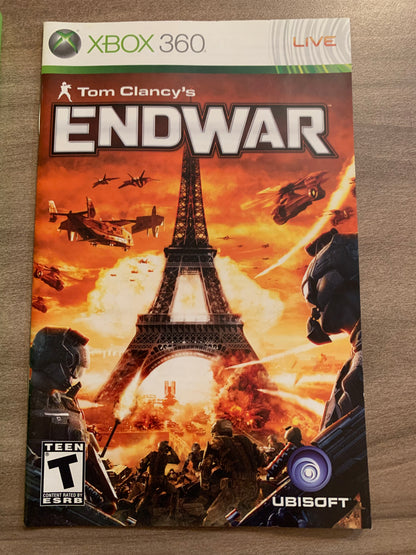 MiCROSOFT XBOX 360 | TOM CLANCYS END WAR